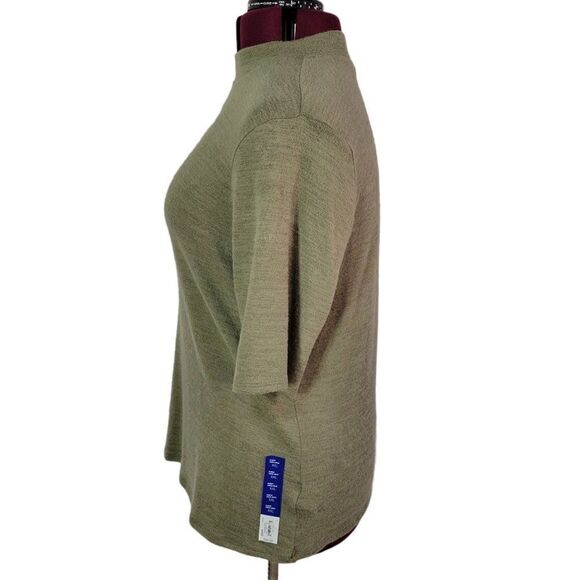 Apt.9 Short-Sleeve Mockneck Top (Size XXL) - Picture 3 of 8